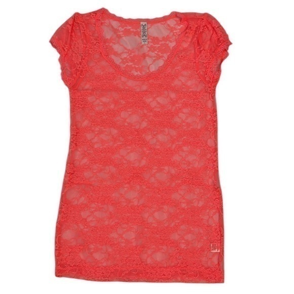 Bozzolo Tops - Bozzolo Sheer Lace Top